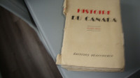 Histoire du CANADA de Jean Bruchesi ,édition 1954
