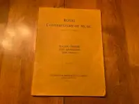 Livre d’exercices de piano Royal Conservatory of Music