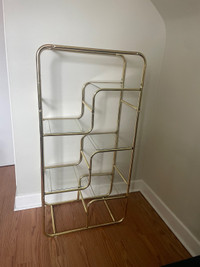  Brass shelf unit