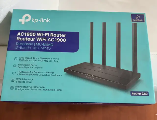 TP-Link AC1900 Wireless MU-MIMO WiFi Router in Networking in City of Toronto - Image 3