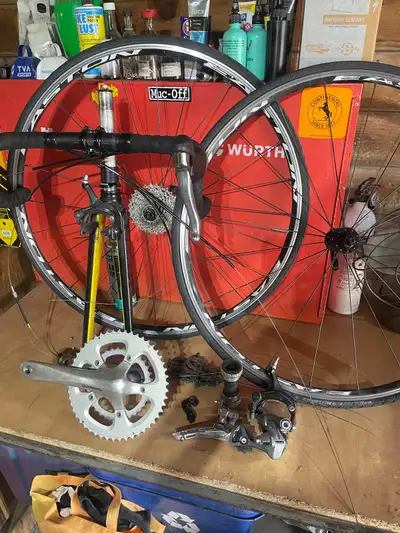 vélo pièce  Shimano ultegra 10 V roue Easton fourche Carbon , View more