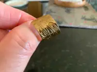 Gold Haida ring