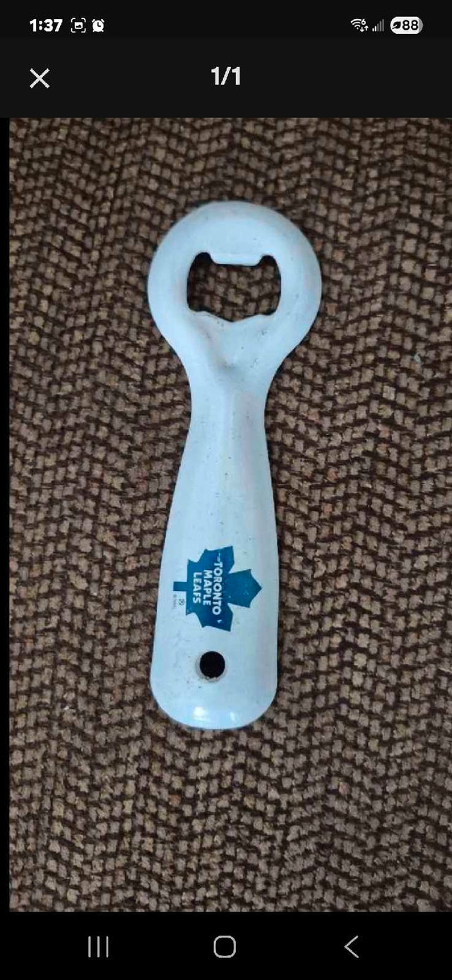 Toronto Maple Leafs Bottle Opener in Other in Sarnia