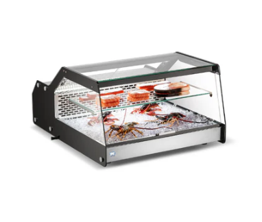 You are viewing a Cold Zone Clearance New 27" Countertop Square Glass Refrigerated Display Case Cool...