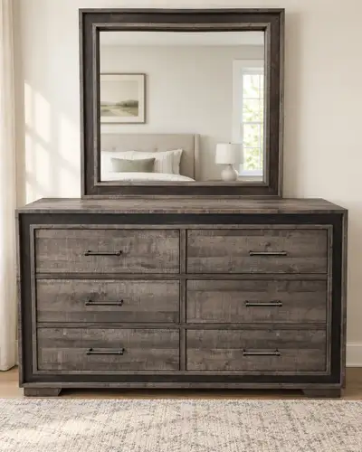 Ashley Furniture Dresser and Mirror, View more