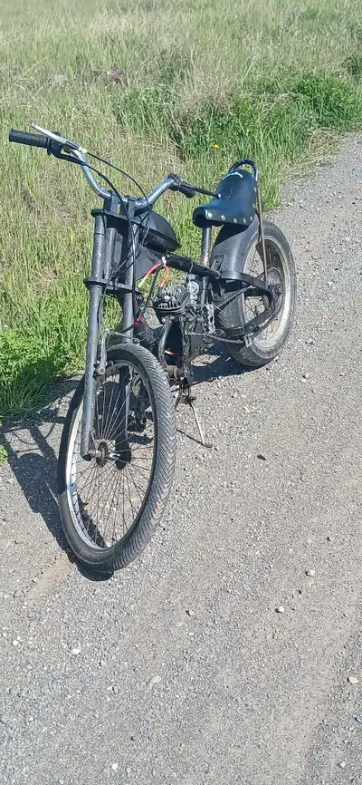 I want $400 obo for my motorized schwinn stingray chopper it's a 49cc bike I've had it going 45kmh a...