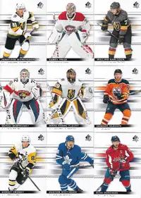 2019-20 UPPER DECK SP AUTHENTIC SERIE COMPLETE 1-100 CROSBY OVEC