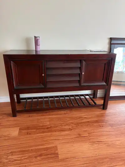 Dark brown buffet, View more