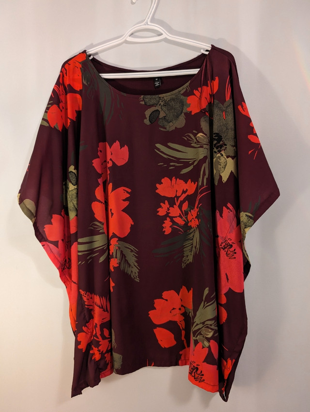 Long Tall Sally Mixed Media Blouse in Women's - Tops & Outerwear in Saskatoon