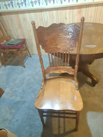Hardwood Table and 4 Chairs, View more