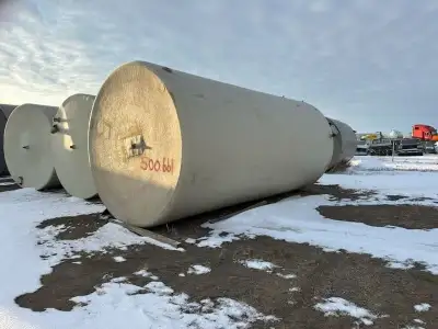 We have a good used clean 500 BBL Barrel Fiberglass Tank - 79,500 Litres - SE SK