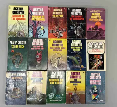 15 Agatha Christie titles Vintage set E-transfer or cash, please. Pick up in downtown Hamilton. More...