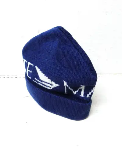 Blue Winter Hat Toque Beanie Style, View more