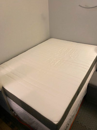 Double-size mattress with medium firm