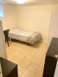 Furnished, Basement Room with Private Fridge for Male - May 1