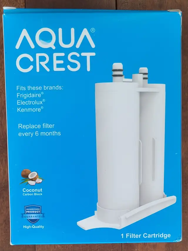 2 filtres neufs AQUA CREST pour réfrigérateurs, Frigidaire, Élec in Refrigerators in Longueuil / South Shore - Image 3