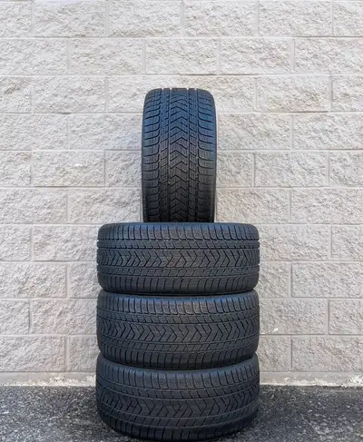 Winter / Snow Pirelli Scorpion Tires. 4x 275 35 22 (95%). Fits: Volvo XC90, Mercedes Benz EQS / EQE...