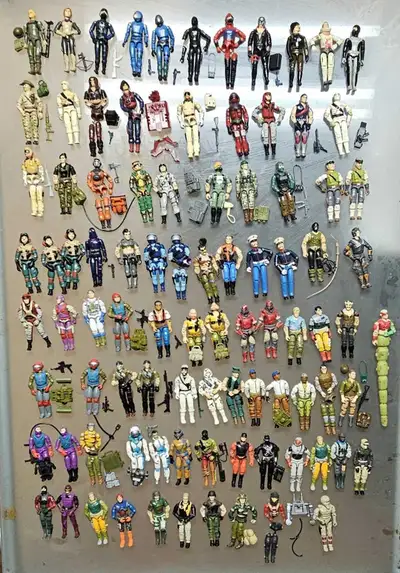 Vintage 1980s GI JOE ARAH Action Figures near Complete/incomplet, View more