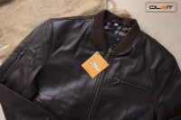 Premium Genuine Leather Bomber Jacket
