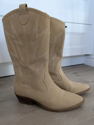 Boots by Dirty Laundry, Pointed-Toe Mid-Calf Western Boots, 8.5, View more