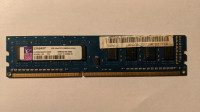 Kingston Memory Ram 2GB 1Rx8 PC3-10600U -9-10-A0