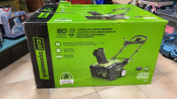 22" Greenworks Pro 80V Snowblower