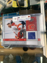 Lanny McDonald Jersey Card Flames Leafs Showcase 319