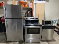 4 appliances (Refrigerator, Oven, Dishwasher, mini oven)