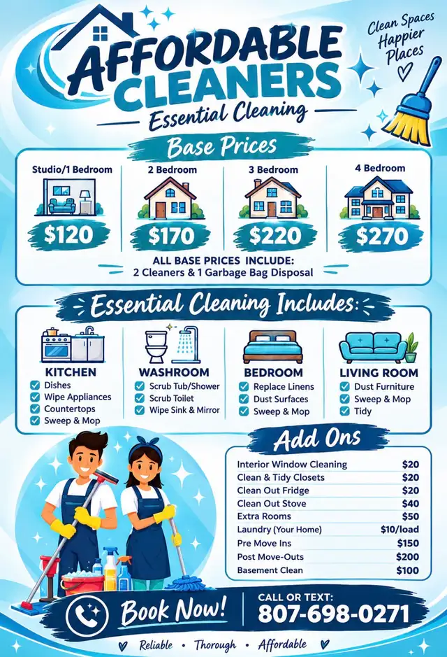 Affordable Cleaners