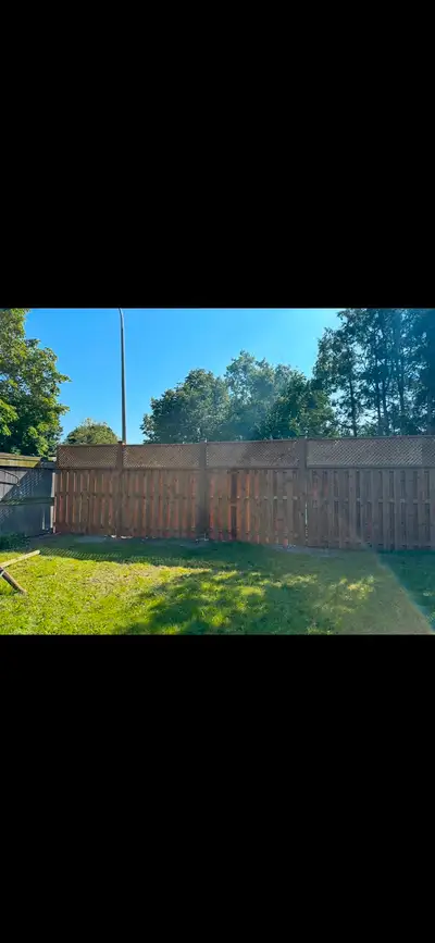 Specializing in fences & decks / Carpentry at competitive rates. References available! -Fence instal...