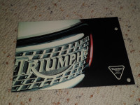 1996 Triumph motorcycle color brochure 10 pages
