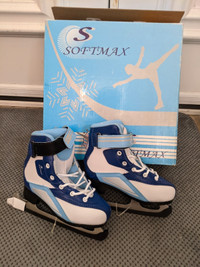 Girls Figure Skates (SoftMax)  - Size 12, 1