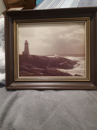 Barry Dorey,  Signed Picture of Peggy's cove..