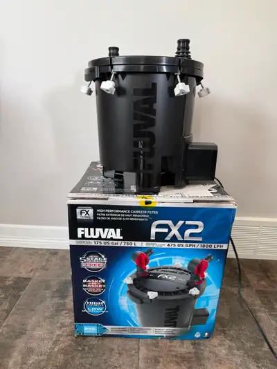 Fluval FX2 cannister filter like brand new, View more