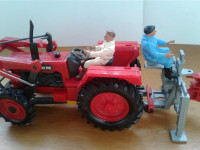 RARE Towse RED VOLVO BM tractor Vintage 1980