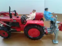 RARE Towse RED VOLVO BM tractor Vintage 1980