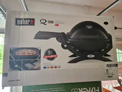 New in box. Please see other ads. This Q 1200 Gas Grill includes a stainless steel burner and offers...