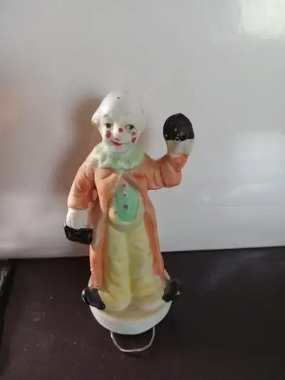 Vintage Clown with Long Coat Figurine, View more