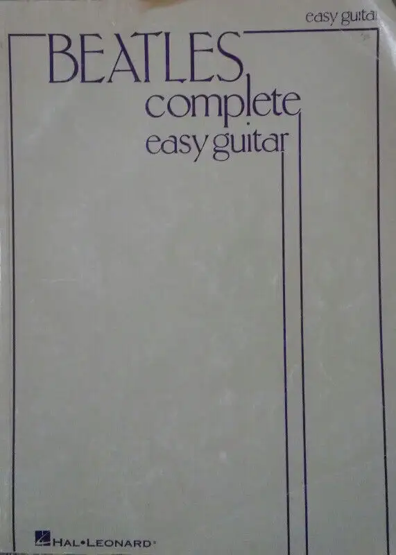 Beatles Complete Easy Guitar