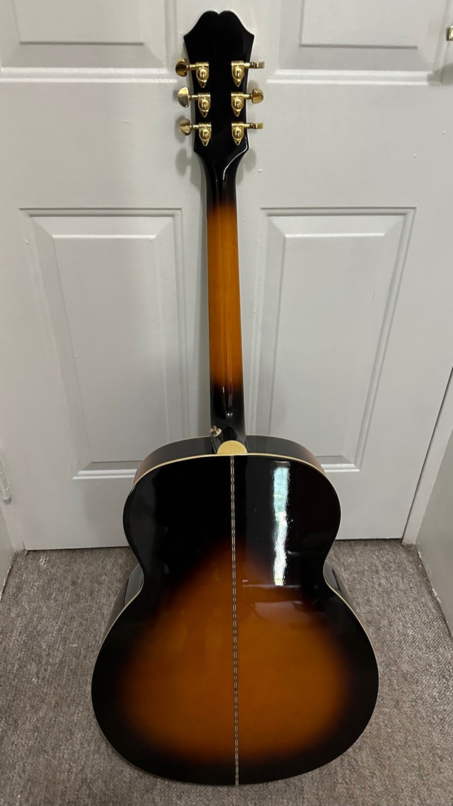 Epiphone acoustic guitar with case. 500 OBO Guitars Hamilton Kijiji