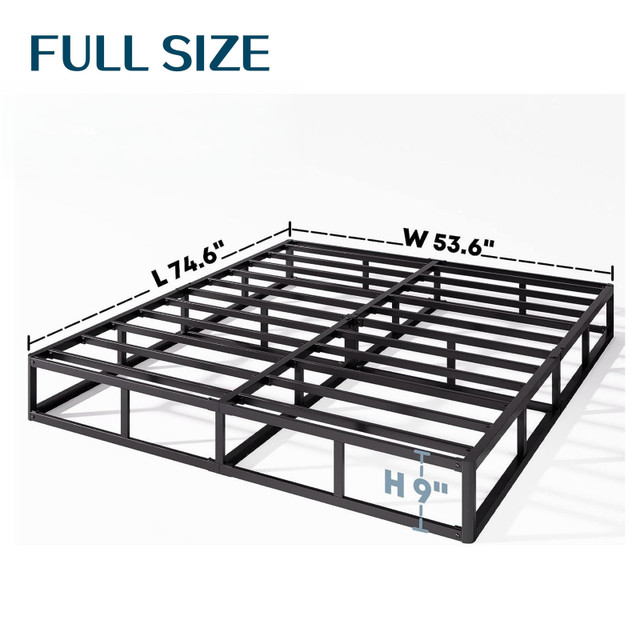 New EZBeds Metal Box-Spring Full Size Metal w/ Fabric Cover, 9” in Beds & Mattresses in City of Toronto - Image 2