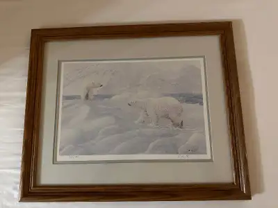 22 1/2” x 18 1/2” Numbered, Signed Lithograph Print, G. S. Heath, View more