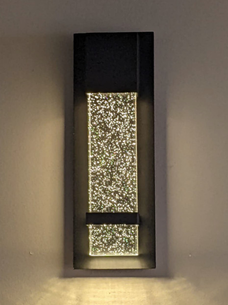 NEW: 14 Inch LED Wall Light, with Clear Bubble Glass in Other in City of Toronto