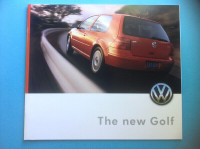 1999/2000 VW Volkswagen Sales Brochures The New Jetta/ Golf
