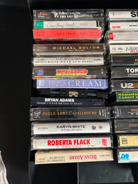 Cassette tapes $4 ea