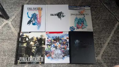 Selling large collection of final fantasy strategy guides! Some rare ones for sale! If you'd like so...