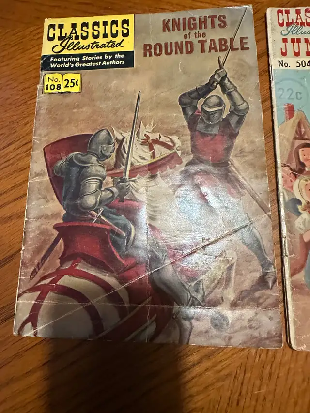 Classic Illustrated Comics, The Pied Piper, Knights of the Round in Comics & Graphic Novels in Kingston - Image 3