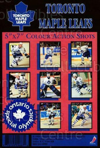 *1994 Toronto Maple Leafs In Action/ Gangster 5" x 7" CARD SET!