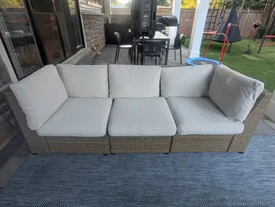 IKEA SOLLERÖN 3-Seat Modular Patio Sofa with FRÖSÖN Cushions, View more