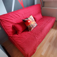 IKEA Red Beddinge Sofa Bed 